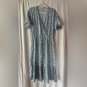 Piper and Scoot Faux-Wrap Floral Dress Size XL NEVER WORN